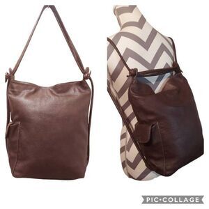 Naor Jacoby Leather Vesatile Backpack